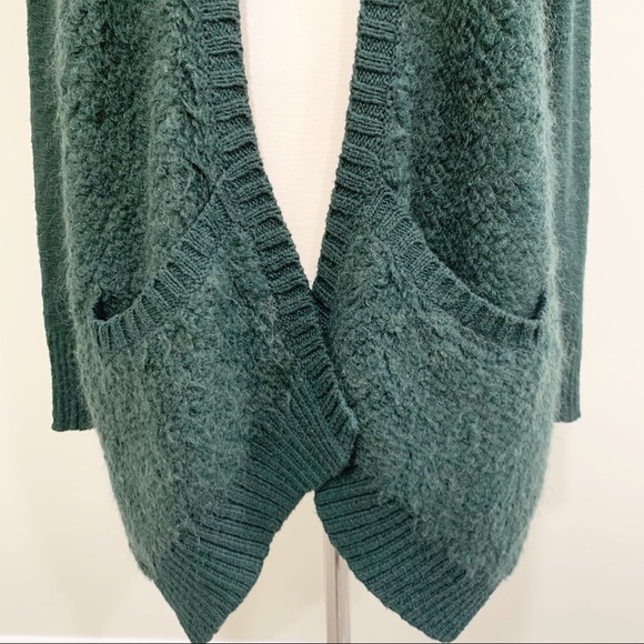 Anthropologie Sleeping On Snow. Green Cardigan. M. - Picture 3 of 8